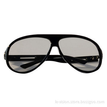 Circular Fashion 3D Cinema Sunglasses for Passive Digital Projector System